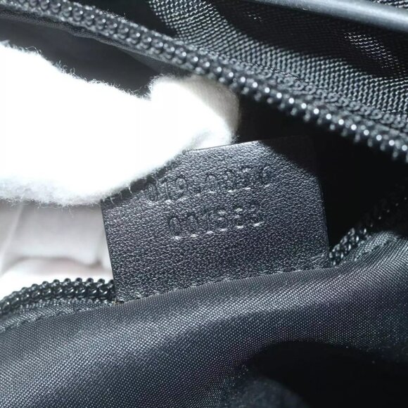 GUCCI Shoulder Bag Nylon Black Auth - Picture 13 of 15
